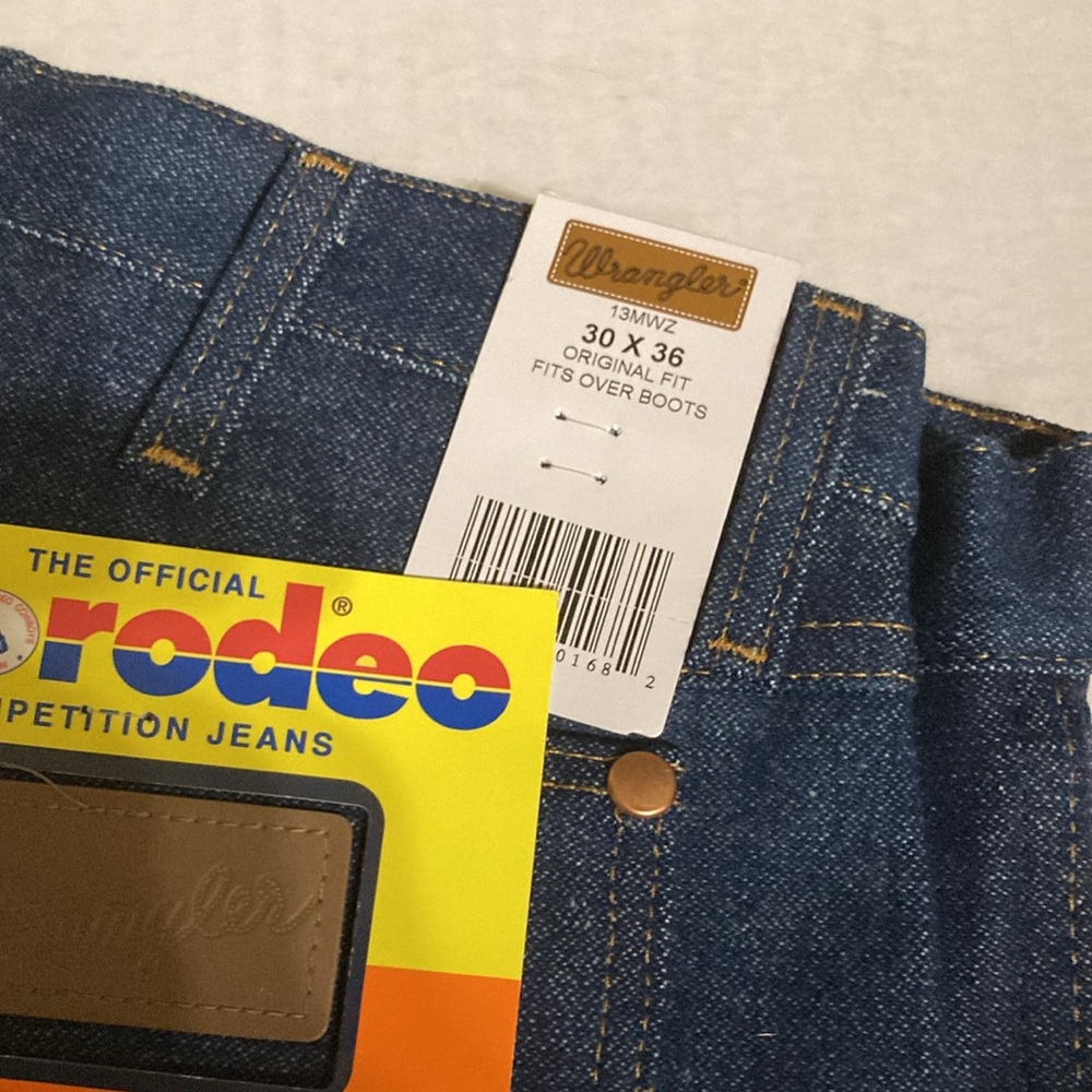 Wrangler pro rodeo competition jeans New size 30/36 - Picture 4 of 8